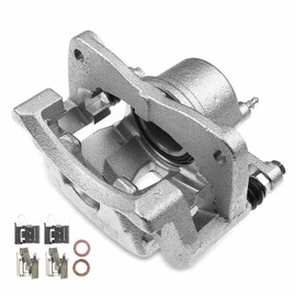 A-Premium Disc Brake Caliper Assembly with Bracket Compatible with Select Toyota Models - Yaris 2012-2018, L4 1.5L - Front Right Passenger Side