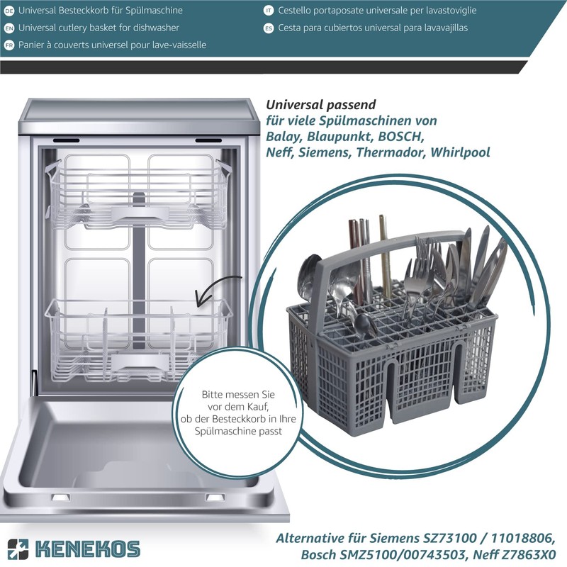 Kenekos - Cutlery basket for dishwashers compatible with Siemens SZ73100