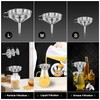 Stainless Steel Funnel, Walfos 3 Pack Kitchen Funnel with 2