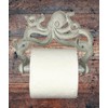 Octopus Toilet Paper Roll Holder – Cast Iron Decorative Wall
