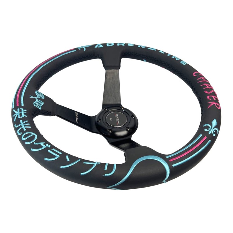 Performance Steering Wheel 350mm Deep Dish 6 Bolt For JDM
