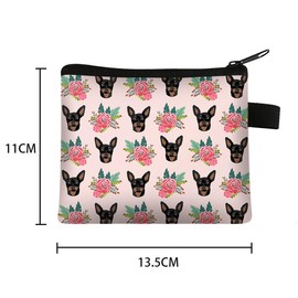 FAVORTALK Boys Coin Purse Mini Cute Coin Pouch with Animal Printing Small Cash Bag with Zipper for Key Lipstick Earphone, 13914