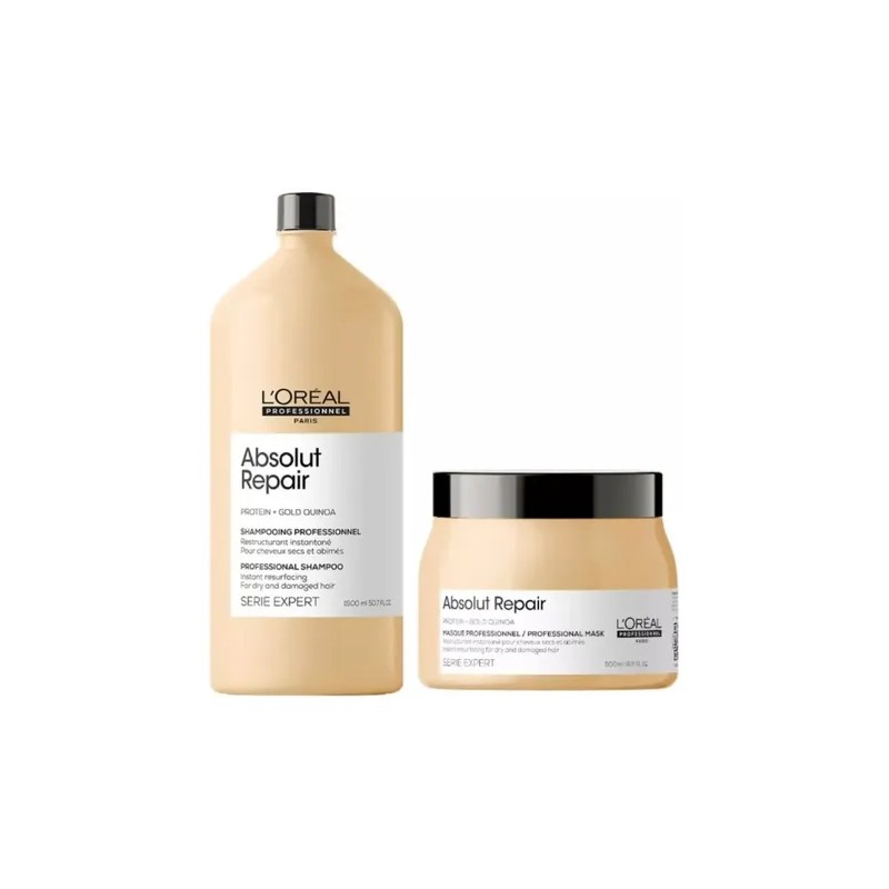 Kit L'oreal Professionnel Repair Shampoo 1500ml+ Mask 500 Ml