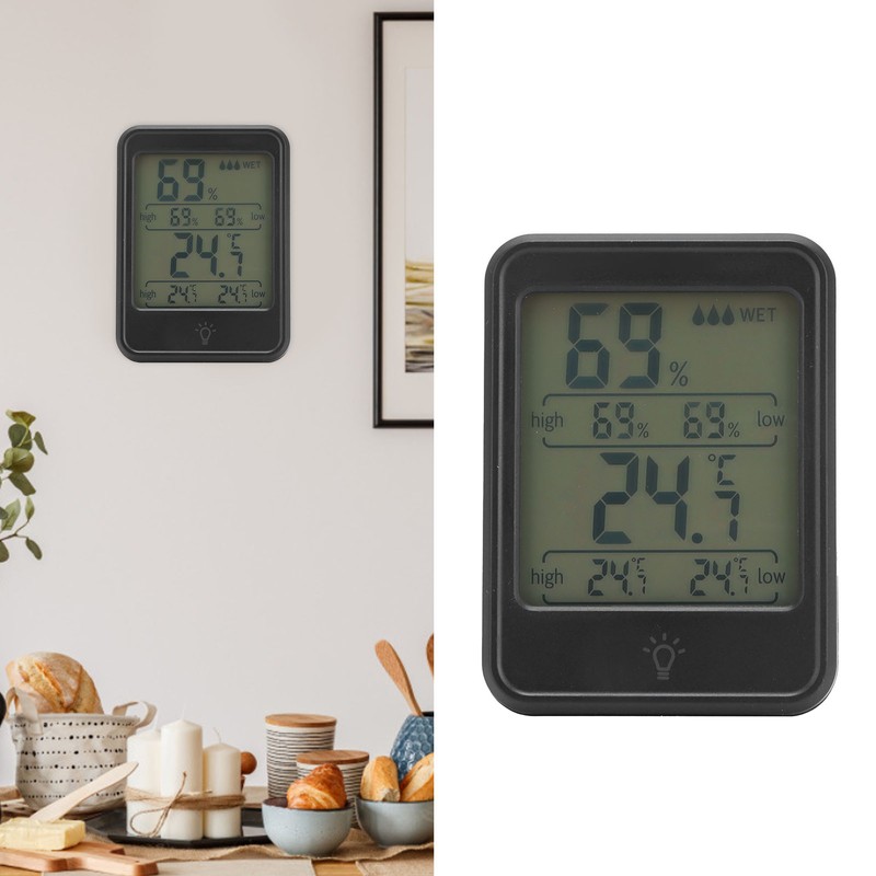 MC41 Thermometer Hygrometer Digital Temperature Humidity Meter Tester with LCD