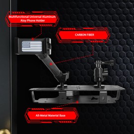 WXRYLYN 2024 2025 Tundra Metal Dash Platform Phone Mount Phone Holder for 2022 2023 2024 2025 Tundra 2023 2024 2025 Sequoia Cell Phone Holder Dash Phone Mount 2024 Tundra Dash Mount