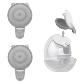 2PC Double-Layed Diaphragm Replacement Accessories for Momcozy Upgraded Mobile Flow M9 Breast Pump,Diaphragm Same As OEM, Replace for Momcozy Upgraded M9 Diaphragm, Not Original Parts, Gray