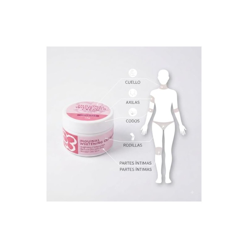 2 Cremas 25g C/U Despigmentantes e Hidratantes para Codos, Axilas,