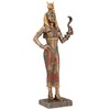 Veronese Design Egyptian Goddess Hathor Holding a Cobra Statue
