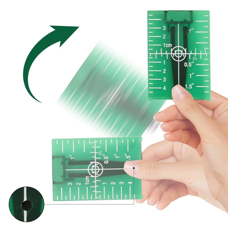 Magnetic Floor Laser Target Plate with Stand - Enhanced Visibility