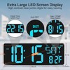 XREXS 17.2" Large Digital Wall Clock Bluetooth Sync Time, Precise