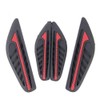 4 x Car Black Red Rubber Door Edge Protector Door