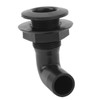 Marine Thru Hull Connector Leakproof Ergonomic Reliable Rugged 90° Thru