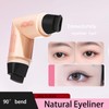 2pcs Eyeliner Stamp Wing Cat Eye Liner Stamp, Schwarzer Flüssiger