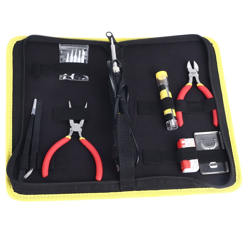 Soldering Iron Kit 60W Adjustable Temperature Welding Tool with 5