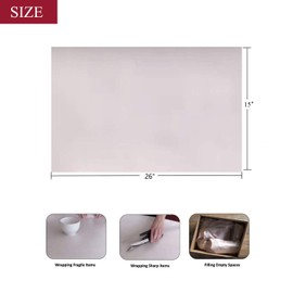 Newsprint Packing Paper Sheets for Moving, Shipping, Box Filler, Wrapping and Protecting Fragile Items 1.3 Lbs (50 Sheets, 26” x 15”)