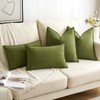 MIULEE Set of 2 Cushion Covers, 40 x 40 cm,