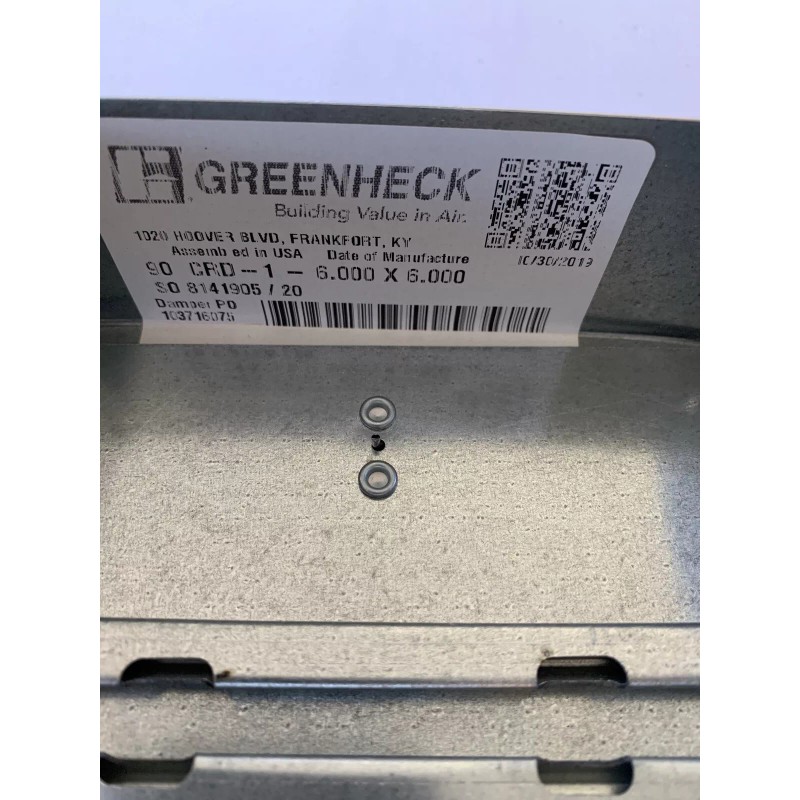 Greenheck CRD-1-6x6 Ceiling Damper