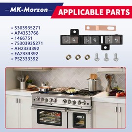 5303935271 Range Terminal Block Kit Compatible with Electrolu Gibson Kelvinator Kenmore Frigidaire Stoves Range Cooktop Oven Replaces# AP4353768 1466751