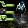 ABRVUAHM Reflective Running Vest, Elastic Adjustable Reflective Vest Gear High