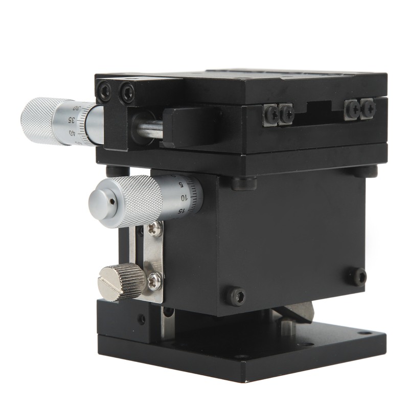 Manual Linear Stage Aluminum Alloy Black Anodized Surface XZ Axes
