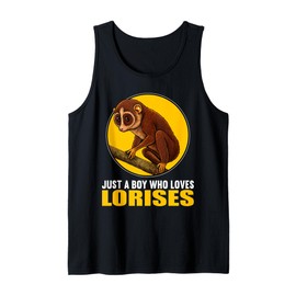 Mens Just a Boy who Loves Lorises Loris Tank Top