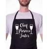 Print4U Chief Prosecco Taster Slogan Apron Novelty Baking BBQ Cooking