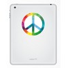 2 x 10cm Peace Vinyl Sticker Symbol Camper Van Badge