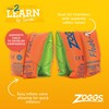 Zoggs Swimming Aid Children's Float Arm Bands - Orange, 6-12