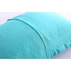 MarCielo 2-Piece Embroidered Pillow Shams, King Decorative Microfiber Pillow Shams