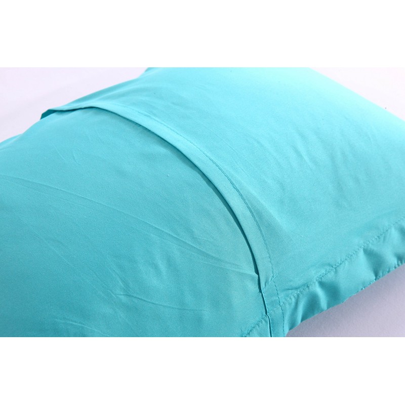 MarCielo 2-Piece Embroidered Pillow Shams, King Decorative Microfiber Pillow Shams