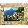 Saddle Mountain Souvenir Austria Germany Laser Engraved Wood Picture Frame