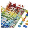 Tablero Multi-juegos De Madera Montessori Aprendizaje Pesca