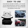 2 PCS Tail Light Socket Replacement for 2009-2014 Ford F150