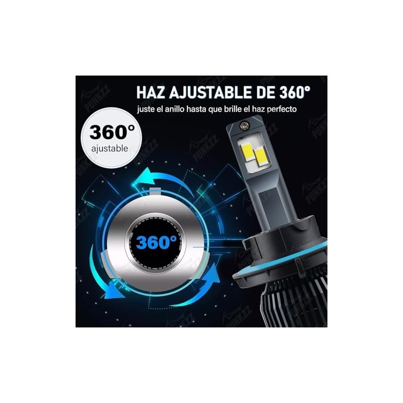 Focos Led Alta Y Baja Luces 36000lm Canbus, 2 Unidades