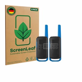 ScreenLeaf (Pack of 2) Protective Film for Motorola Talkabout T62 [Sustainable Screen Protector, Film, Transparent, Scratch-Resistant]