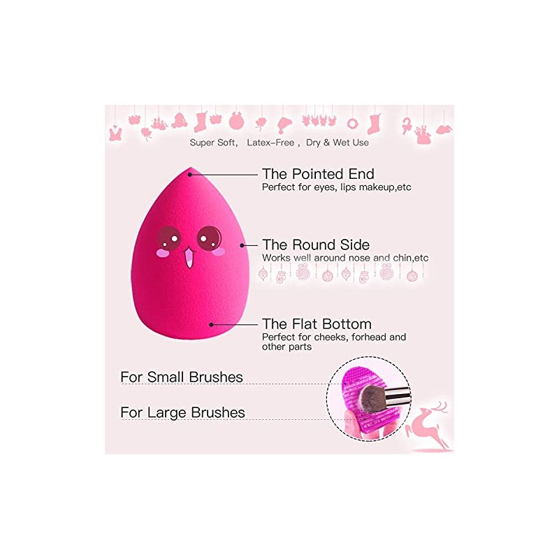 BESTOPE PRO - Brochas de maquillaje Juego de 16 brochas