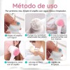 Cepillo Limpieza Facial Doble Cara Manual Exfoliante Skin F