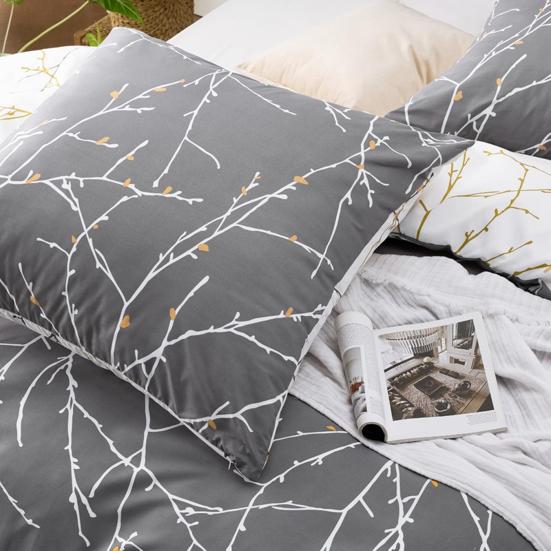 Bedsure Bed Linen 135 x 200 cm Microfibre 2-Piece Duvet