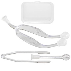 Hodyludy Soft Contact Lens Insertion and Removal Tool, Tweezer with Soft Tip, Portable Contact Lens Stick Tool Case Set for Girls with Long Nails, Gift for Contact Lens User