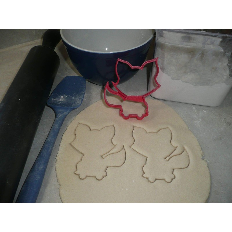 BABY FOX OUTLINE CUB PUP WOODLAND CREATURE ANIMAL COOKIE CUTTER