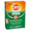OFF! Deep Woods Insect Repellent Towelettes, 12 Count (Pack of
