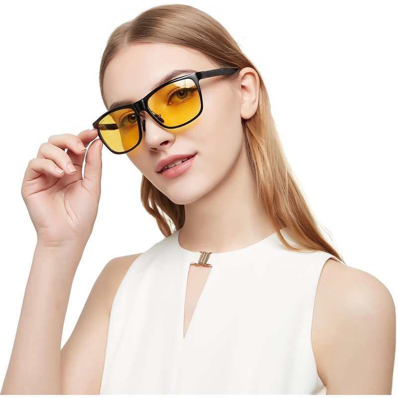 SOXICK Men's Night Sunglasses, Night Driving Sunglasses, Day and Night,