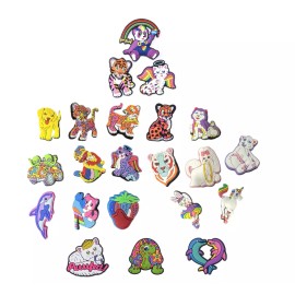 22 Cartoon Shoe Charms Cute Characters Fits Shoes Wristband Accessories Colorful