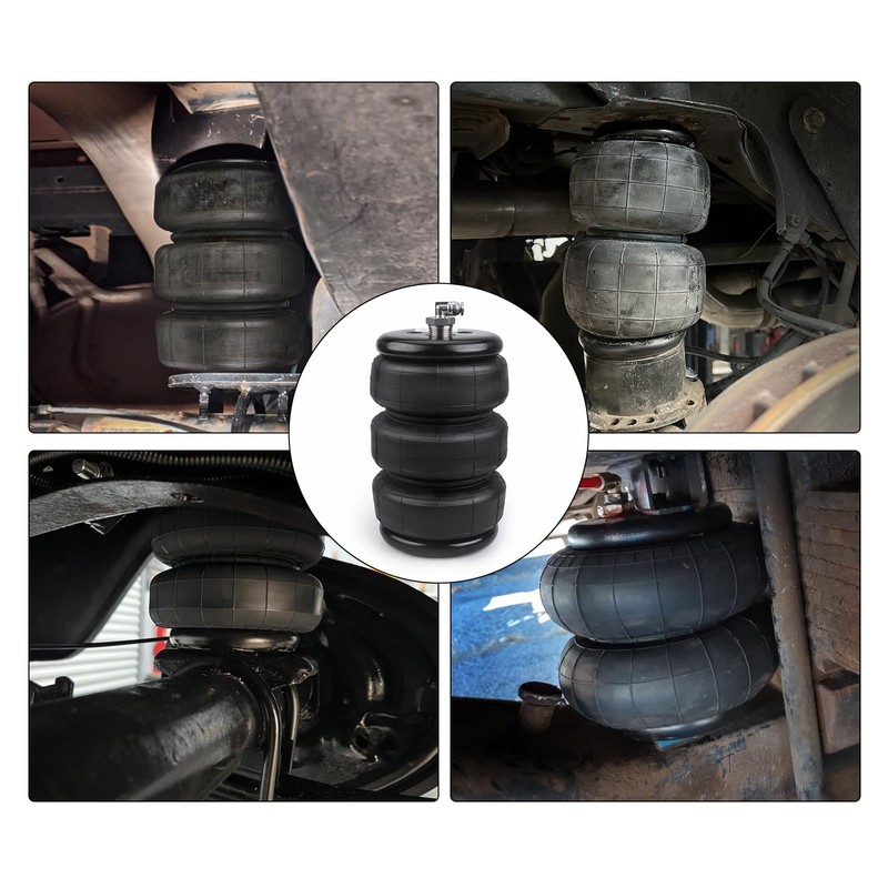 ZHSYMX Universal Air Suspension Spring Triple Bellow Standard 2600 lb