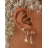 Mameloly Cowboy Boot Earrings Dangle 14K Gold Plated Cowgirl Hoop