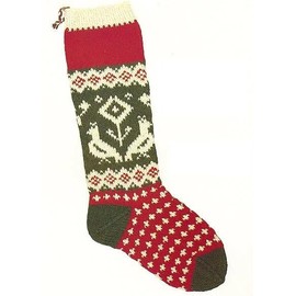 Christmas Stocking Knitting Kit - Partridge and Pear Tree