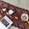 kilofly Handmade Crochet Lace Rectangular Table Runner 15 x 51