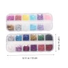 Baluue 2sets Shiny Nail Glitter Sequins for Manicure for Includes