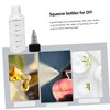 Mobestech 8 pcs Refillable Squeeze Bottles with Scale Transparent Squeeze