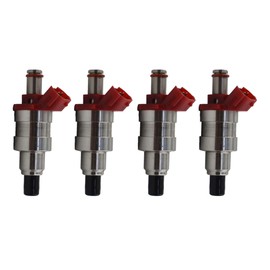 GENRICS 4 X Fuel Injectors Nozzle G609-13-250 Replacement for Mazda B2600 1991-1993 / MPV 1990-1994